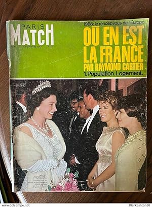 Bild des Verkufers fr Paris Match n972 O en est la France par Raymond cartier 25 Novembre 1967 zum Verkauf von Dmons et Merveilles