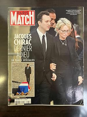 Bild des Verkufers fr Paris Match n3674 Jacques Chirac Dernier Adieu 3 au 9 Octobre 2019 zum Verkauf von Dmons et Merveilles