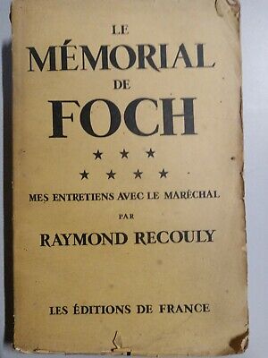 Seller image for le mmorial de foch Les for sale by Dmons et Merveilles