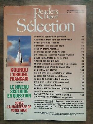 Imagen del vendedor de Reader's Digest Slection N 513 Novembre 1989 a la venta por Dmons et Merveilles