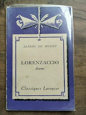 Image du vendeur pour Alfred de Musset Lorenzaccio drame Classiques larousse mis en vente par Dmons et Merveilles