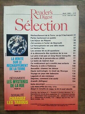 Imagen del vendedor de Reader's Digest Slection N 518 Avril 1990 a la venta por Dmons et Merveilles