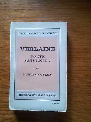 Imagen del vendedor de VERLAINE pote Saturnien collection La vie de Bohme a la venta por Dmons et Merveilles