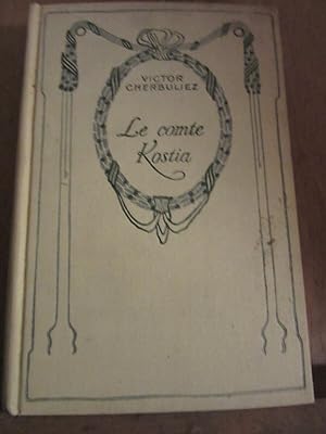 Seller image for Victor cherbuliez Le Comte kostia Editions nelson non dat for sale by Dmons et Merveilles