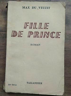 Seller image for Fille de Prince tallandier for sale by Dmons et Merveilles