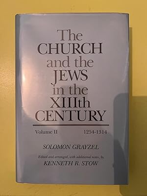 Seller image for Th Church and the Jews in the XIIIth century vol ii 1254 1314 for sale by Dmons et Merveilles