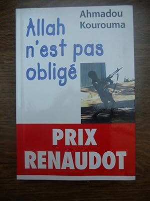 Immagine del venditore per Ahmadou kourouma Allah n'est pas oblig Le Grand Livre du mois venduto da Dmons et Merveilles