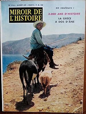 Seller image for Miroir de l'histoir La Grce a dos d'ne septembre 1959 for sale by Dmons et Merveilles