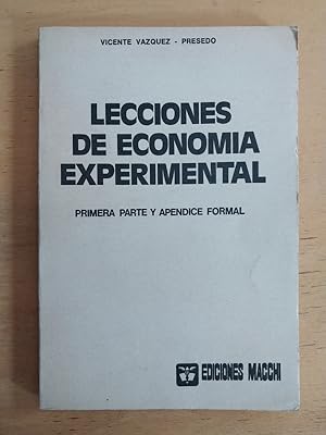 Imagen del vendedor de Lecciones de economia experimental a la venta por International Book Hunting