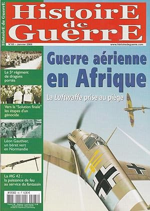 Histoire de Guerre n 65 Janvier 2006 Guerre aérienne en afrique la Luftwaffe