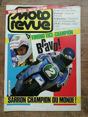 Immagine del venditore per Moto Revue n 2666 25 Aot 1984 venduto da Dmons et Merveilles