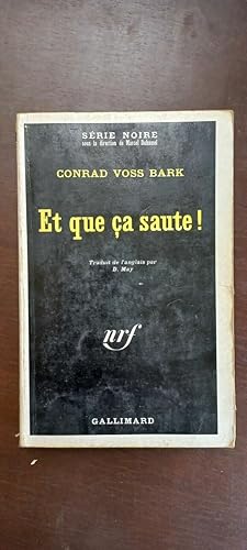 Imagen del vendedor de que a saute Srie noire gallimard a la venta por Dmons et Merveilles