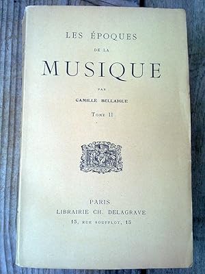 Bild des Verkufers fr Les poques de la musique ch zum Verkauf von Dmons et Merveilles