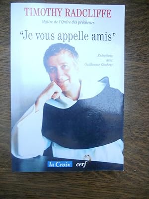 Seller image for Je vous appelle amis La croix cerf for sale by Dmons et Merveilles