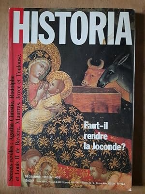 Historia Nº 433 faut il Rendre La joconde Decembre 1982