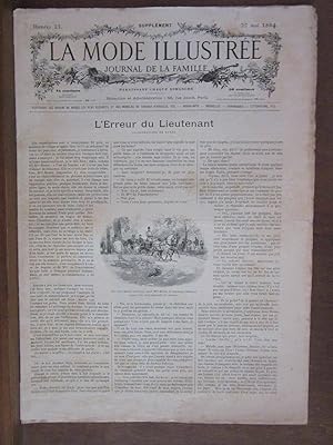 Bild des Verkufers fr La mode illustre journal de La famille n21 27 mai 1894 zum Verkauf von Dmons et Merveilles