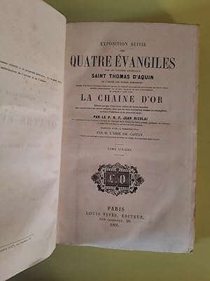 Image du vendeur pour Exposition suivie des Quatre vangiles Tome 6 Louis vivs mis en vente par Dmons et Merveilles