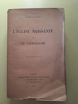 Seller image for L'glise Naissante et Le Catholicisme j Gabalda cie for sale by Dmons et Merveilles