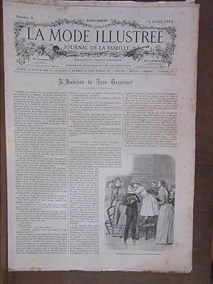 Seller image for La mode illustre journal de La famille n2 14 janvier 1894 for sale by Dmons et Merveilles