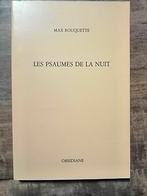 Seller image for Les Psaumes de la Nuit obsidiane for sale by Dmons et Merveilles