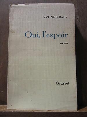 Seller image for Yvonne baby oui l'espoir for sale by Dmons et Merveilles