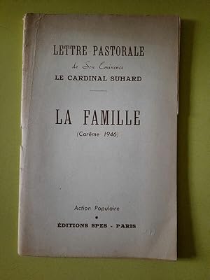 Seller image for Lettre Pastorale de Son Eminence le La Famille carme for sale by Dmons et Merveilles