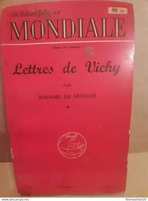 Seller image for Lettres de vichy Bibliothque Mondiale for sale by Dmons et Merveilles