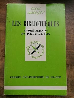 Immagine del venditore per et Paule Salvan Les bibliothquesPresses universitaires de France venduto da Dmons et Merveilles