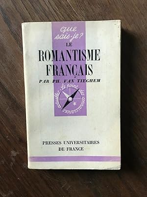 Bild des Verkufers fr LE ROMANTISME franais zum Verkauf von Dmons et Merveilles