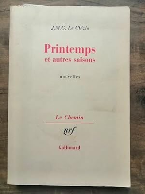 Seller image for j m g Le Clzio Printemps et autres saisons gallimard for sale by Dmons et Merveilles
