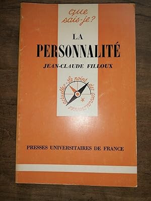 Seller image for La Personnalit Presses Universitaires de france for sale by Dmons et Merveilles