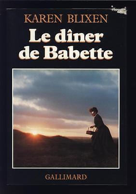 Seller image for LE DINER DE BABETTE Nouvelles DE Karen Blixen for sale by Dmons et Merveilles