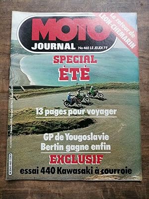 Moto Journal Nº 465 15 Juin 1980