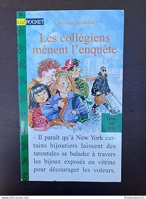 Seller image for Chrystine brouillet Les collgiens mnent l'enqute for sale by Dmons et Merveilles