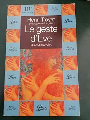 Image du vendeur pour Le Geste d'Eve Librio mis en vente par Dmons et Merveilles