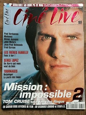 Ciné Live Nº 37 Mission Impossible 2 Juillet Août 2000