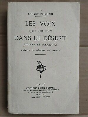 Seller image for Les Voix qui crient dans le dsert Souvenirs d'afrique for sale by Dmons et Merveilles