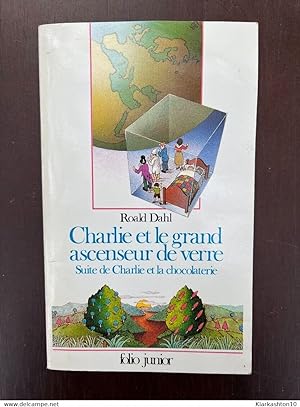 Imagen del vendedor de Roald dahl Charlie et le grand ascenseur de verre Folio junior a la venta por Dmons et Merveilles