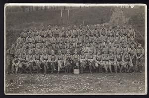 Carte photo Compagnie du Génie Eleves Caporaux 293 Guerre 14-18 WW2 WWII