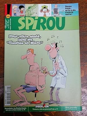 Image du vendeur pour Spirou n3488 Pour votre sant lisez les femmes en blanc mis en vente par Dmons et Merveilles