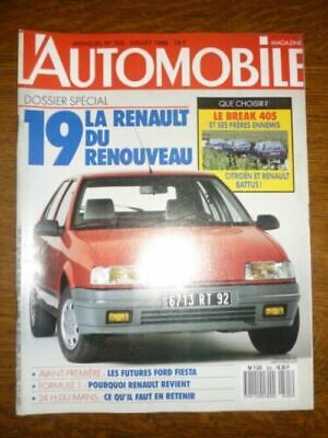 L'Automobile mensuel n505 Juillet 1988