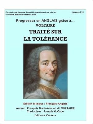 Bild des Verkufers fr Progresser en anglais grce  Voltaire : Trait sur la tolrance zum Verkauf von Dmons et Merveilles