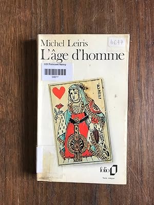 Imagen del vendedor de L'a^ge d'homme a la venta por Dmons et Merveilles