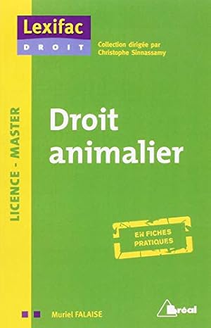 Seller image for Droit animalier for sale by Dmons et Merveilles