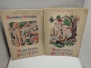 Seller image for PACK 2 Libros Primeras ediciones (1952/1953) Marcelino Pan y Vino: Marcelino Pan y Vino (Cuento de padres a hijos) / Historias menores de Marcelino Pan y Vino for sale by Libros Angulo