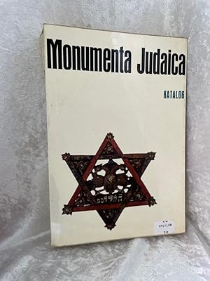 Bild des Verkufers fr Schilling, Konrad (Hrsg.): Monumenta Judaica. zum Verkauf von Antiquariat Jochen Mohr -Books and Mohr-