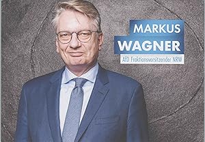 Bild des Verkufers fr Original Autogramm Markus Wagner AfD MdL /// Autograph signiert signed signee zum Verkauf von Antiquariat im Kaiserviertel | Wimbauer Buchversand