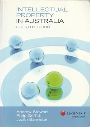 Immagine del venditore per Intellectual Property in Australia: Fourth Edition venduto da Goulds Book Arcade, Sydney
