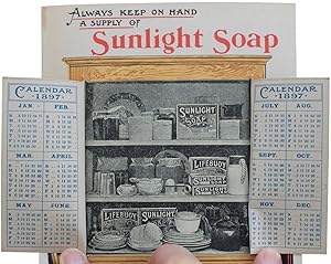 Image du vendeur pour Sunlight Soap is a Friend in Need. Lift-the-flap advert. mis en vente par Michael S. Kemp, Bookseller