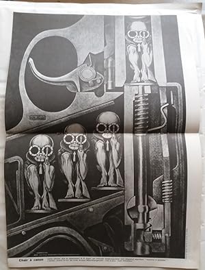 Seller image for H. R. GIGER - BIRTH MACHINE - Gebarmaschine COURRIER UNESCO 1970 for sale by CARIOU1